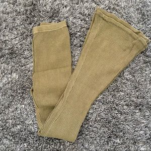 !!!SOLD Green High Waisted Flare Pants